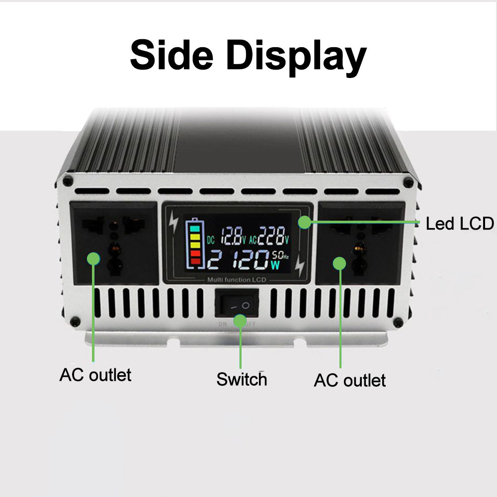 Pure Sine Wave Inverter DC 12V to AC110V 220V 3000W 4000W 5000W 6000W –  Smart LifePO4 Batterie & Heimspeicherung von Energie & Intelligentes  Ladegerät