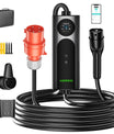 NOEIFEVO Q21W Wlan elektrische auto Oplader mobiele Wallbox 11kW met APP afstandsbediening, 5m/10m Type2 CEE16A 3 fase laadkabel 