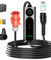 Noeifevo Typ2 Mobilní EV Wallbox, 11KW 3-fázový CEE16A Nastavitelný výkon nabíjení EV nabíječka, 5m/10m/15m EV nabíjecí kabel pro Model Y/3, ID.3/4/5, MG4, EX30, e-up, e-tron, Zoe a další EV.