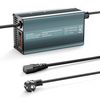 NOEIFEVO 72V 1A-8A Instelbare Batterijlader voor Loodzuurbatterijen, AGM, Gel, Golfkar Batterijlader, LED-display