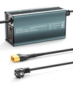 NOEIFEVO 87.6V 8A Lithium-LiFePO4-batterilader til 76.8V 24S LiFePO4-batteri, LCD-display, justerbar strøm, oplader til golfbiler, trollingmotorer, både og campingvogne