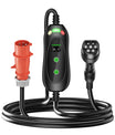Noeifevo Type2 EV nabíjací kábel, 11KW 16A CEE 5m/10m/15m  mobilná nabíjačka EV, DC6mA RCD ochrana