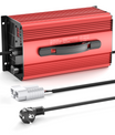 NOEIFEVO 67.2V 25A Lithium-batterioplader til 59.2V (60V) 16S Lithium-Li-ion-Lipo-batteri, LCD-display, justerbar strøm, oplader til el-cykel, scooter, elektrisk motorcykel