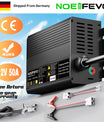 Noeifevo 14.6V 50A Snelle Lithium LiFePO4 Batterijlader voor 12V (12.8V) LiFePO4 Batterij, 0V BMS Activering, Automatische Uitschakeling met Volledige Bescherming