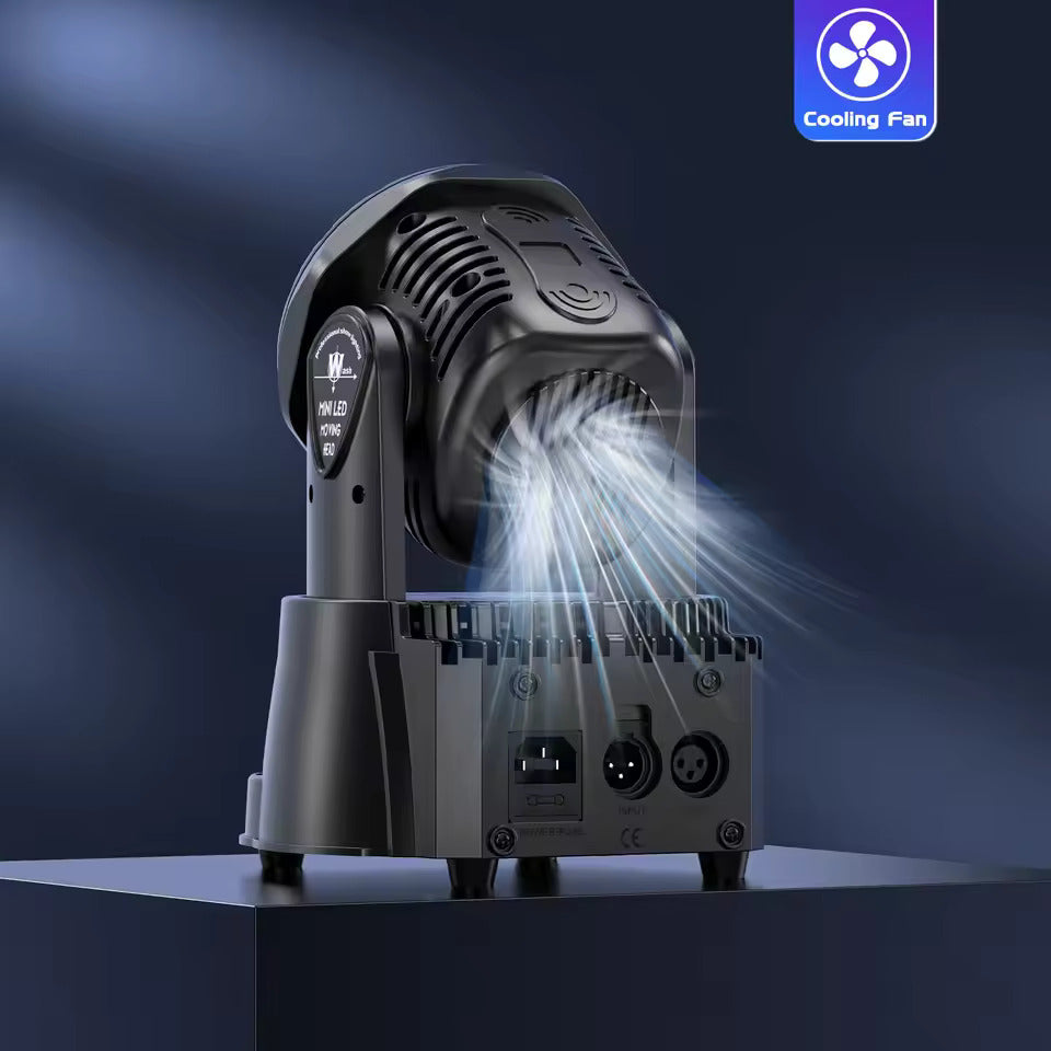 2 Stück/Set 105W Strahl Moving Head Lichter, 7×15W RGBW LED Bühnenscheinwerfer mit DMX512, Spotlights für DJ, Disco, KTV, Hochzeit und Party