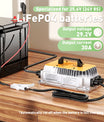 Noeifevo 29.2V 30A LiFePO4 bateria de Carregador para 24V 25.6V LiFePO4 bateria