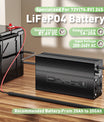 NOEIFEVO 87.6V 20A Lithium-LiFePO4-Akkuladegerät für 76.8V 24S LiFePO4-Akku, LCD-Anzeige, Strom einstellbar, Ladegerät für Trolling-Motor, Boot und Wohnmobile