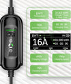 Noeifevo Type2 EV Oplaadkabel, 11KW 16A CEE 5m/10m/15m  Mobiele EV Oplader, DC6mA RCD Bescherming