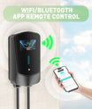 NOEIFEVO Wallbox Typ 2, 22kW, mit App und RFID, 6–32A, 3-phasiges 400V Ladegerät für Elektrofahrzeuge (BEV/PHEV) mit 5 m Ladekabel und Kabelhalter, FI-Schutzschalter Typ B und Schutzart IP65, effiziente Ladestation für Zuhause und Büro