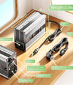 NOEIFEVO 41.4V-44.1V 4A Blybatterioplader til 36V Blybatteri, med kølevifte, automatisk slukning