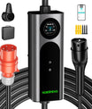 NOEIFEVO Q21W Wlan Mobilní Wallbox 11kW s dálkovým ovládáním APP , 5m/10m Type2 CEE16A 3fázový nabíjecí kabel pro elektromobily