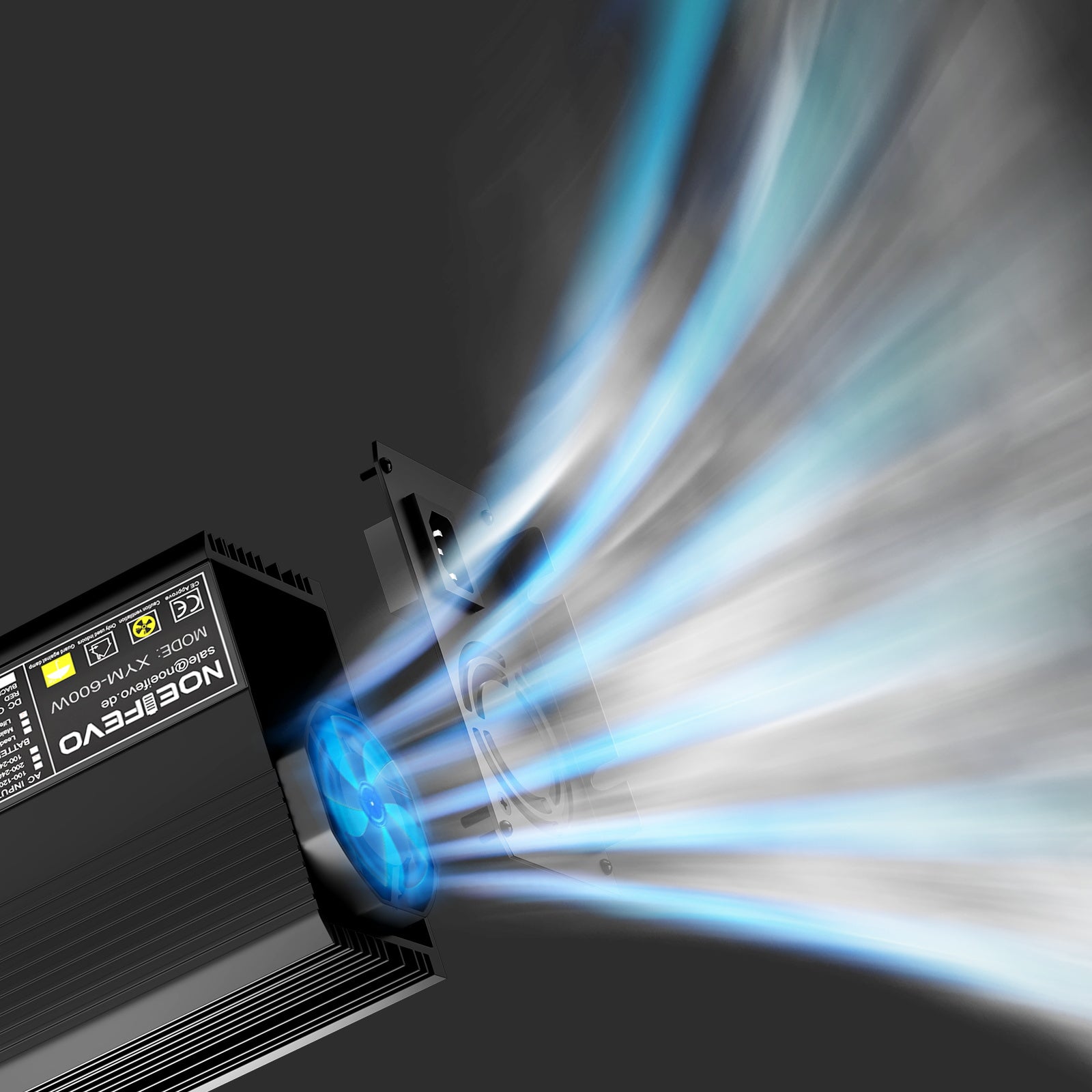 NOEIFEVO 58,4 V 10 A LiFePO4 Ładowarka akumulatorów do akumulatorów litowo-jonowych 51,2 V (48 V) 16S do wózków golfowych, kamperów i silników elektrycznych do wędkowania