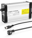 NOEIFEVO 71.4V 5A Lithium-batterilader til 17S 60V 62.9V Lithium-batteri, med køleventilator, automatisk afbrydelse.