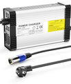 NOEIFEVO 54.6V 8A Lithium-Batterilader til 13S 48V 48.1V Lithiumbatteri, med køleventilator, automatisk afbrydelse.