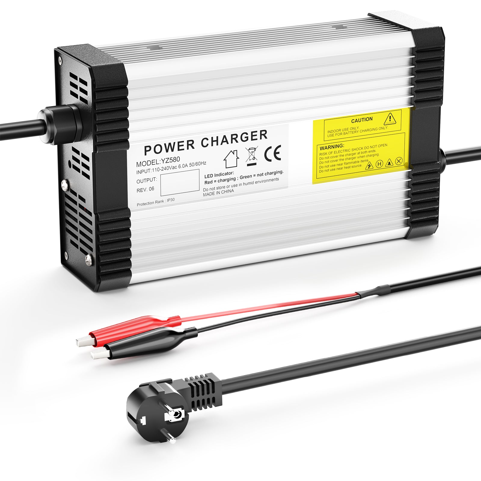 NOEIFEVO 134V 3.5A Lithium-nabíječka pro 32S 118.4V 120V Lithium baterii, s chladicím ventilátorem, automatické vypnutí.