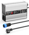 NOEIFEVO 29.4V 2A 3A 4A 5A Cargador de Litio para baterías Li-Ion Lipo 7S 25.9V, con ventilador de refrigeración, apagado automático.