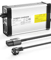 NOEIFEVO 134V 3.5A Lithium-nabíječka pro 32S 118.4V 120V Lithium baterii, s chladicím ventilátorem, automatické vypnutí.