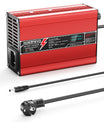 NOEIFEVO 29.2V 5A LiFePO4 batterijlader voor 8S 24V 25.6V LiFePO4 batterij, koelventilator, automatische uitschakeling (ROOD)