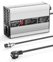 NOEIFEVO 50.4V  2A 2.5A 3A מטען ליתיום עבור סוללות Li-Ion Lipo 12S 44.4V, מאוורר קירור, כיבוי אוטומטי