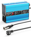 NOEIFEVO 16.8V 10A lithiumová nabíječka pro 4S 14.8V Li-Ion Lipo baterie, chladicí ventilátor, automatické vypnutí（BLUE）