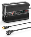 מטען ליתיום NOEIFEVO 25.2V 3A עבור סוללות 6S 22.2V Li-Ion Lipo, עם תצוגת LCD, מאוורר קירור, כיבוי אוטומטי