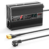 Carregador de lítio NOEIFEVO 75.6V 4A para bateria de lítio 18S 66.6V Li-Ion Lipo para bicicleta elétrica e scooter, com visor LED e caixa de alumínio.