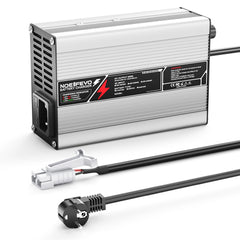 NOEIFEVO 12,6V 10A Lithium-laddare för 3S 11,1V Li-Ion Lipo-batterier, kylfläkt, automatisk avstängning