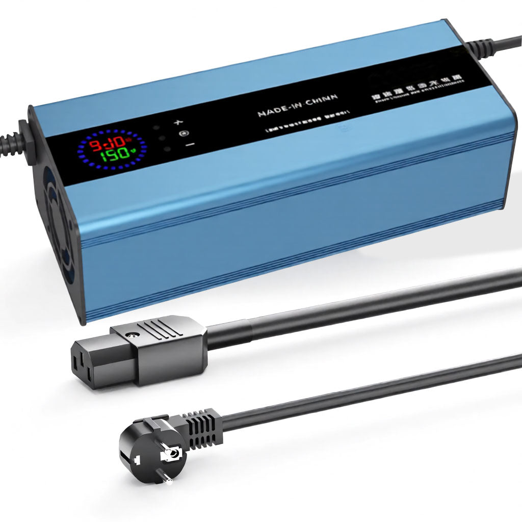 NOEIFEVO 10A Strøm 42V-88,2V Spenning Justerbar Li-ion LiFePO4 Lithium Lader For 36V 48V 60V 72V 84V batteri