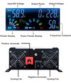 Inversor de 12V 24V 48V 60V 72V 96V a 230V, convertidor de voltaje de 5000W a 12000W, inversor de onda sinusoidal pura con pantalla LCD de voltaje