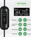 Noeifevo Portable Type1 3.6KW 16A EV-oplader, 5m/10m mobiele EV-oplaadkabel met Schuko