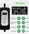 10Meter Tragbar Typ 2 3.6KW 16A EV Ladegerät, Mobile EV Ladekabel mit Schuko