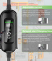 10Meter 11KW Type 2 16A 3 Fas Mobil EV Ladestation EV Wallbox, CEE 16A stik, Schuko stik til på farten