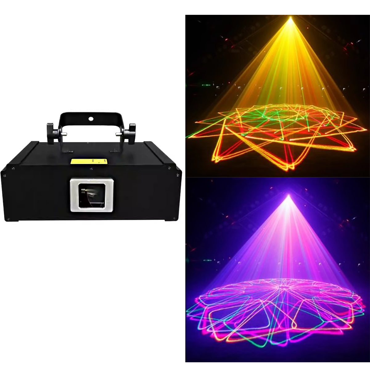 2W helfärgs-phantomlaserljus, professionell scenbelysning, lämplig för KTV, barer, nattklubbar och scenframträdanden