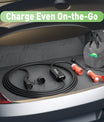 10Meters 11KW EV Charging Station, Type 2 16A 3 Phase EV Wallbox , CEE 16A Plug,  Schuko Plug For Travel