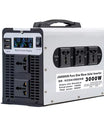 Čistý sinusový měnič 1500W/3000W DC 12V 24V 48V 60V 72V na AC 220V 50Hz měnič pro solární a automobilové baterie, s LED displejem