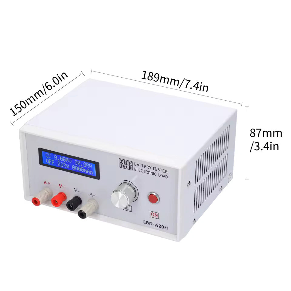 NOEIFEVO EBD-A20H Akkutesteri 0–30 V 0,01–20 A 200 W Monitoiminen lataus- ja purkulaite, DE tukee PC:n online-ohjelmiston ohjausta