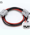 Anderson 120A 1 auf 2 Splitter Y-Typ Adapter, Anderson Stecker Kupferstecker, 8AWG Spezifikation 30cm Kabel, Maximalstrom 50 Ampere, Geeignet für Gabelstapler, Stapler und andere Fahrzeuge