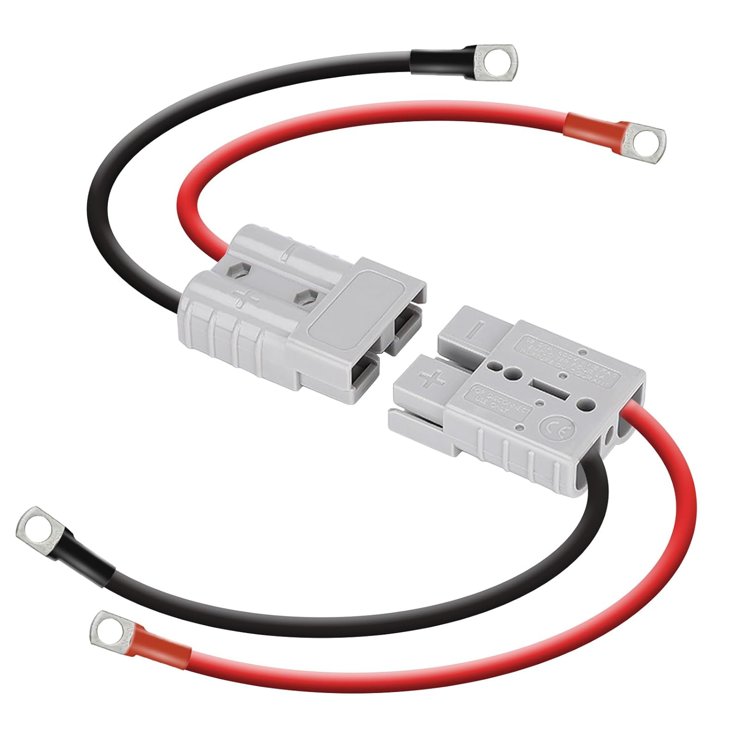 2 kpl akunkoteloita, Anderson 50A/120A M8 akkuvirran siirtoliitäntään, 2AWG/4AWG/7AWG/8AWG/12AWG sähkökaapelit