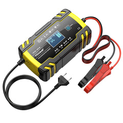 Cargador de batería de coche 12V 8A / 24V 4A, cargador de reparación por pulsos para todas las baterías de plomo-ácido, AGM, GEL y de ciclo profundo de 12V y 24V