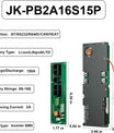 BMS 8S-16S 24V-48V 100A/150A Heimenergiespeicher BMS 1A/2A Aktive Balance Integriertes Bluetooth mit RS485 CAN für Solarsystem