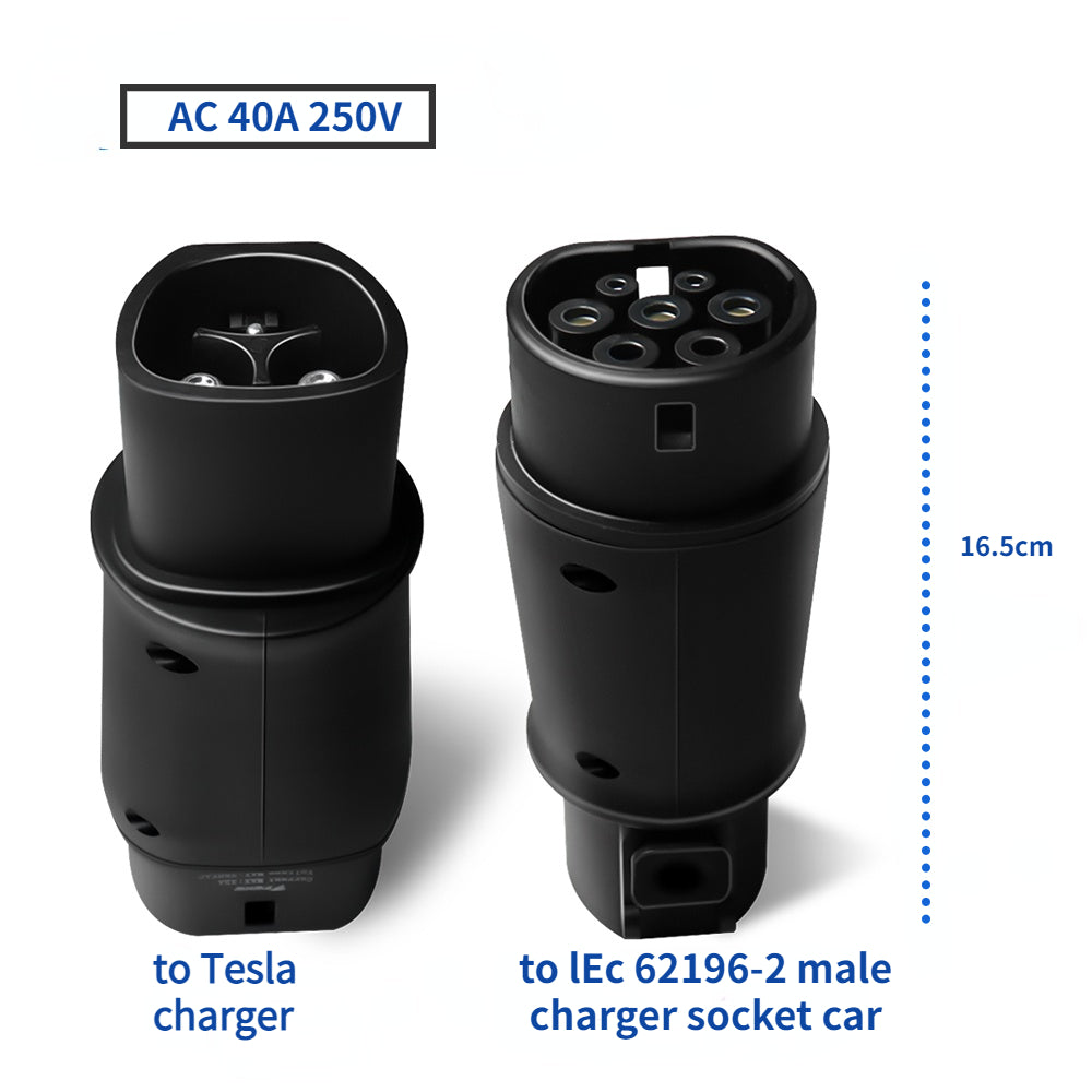 EV adaptér Tesla na typ 2 , prevodník pre nabíjací prístav Tesla na nabíjací prístav Type2