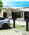 NOEIFEVO Wallbox ochrana proti povětrnostním vlivům, nabíjecí box pro EV nabíječky – bezpečný ochranný box proti krádeži pro nabíjecí stanice, ochrana proti dešti UV, s číselným zámkem a klíčem