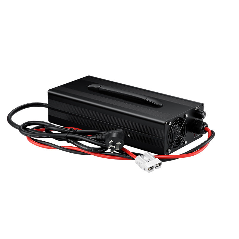 NOEIFEVO 29,2 V 5–50 A  Nastavitelná nabíječka lithium-LiFePO4 baterií pro 24 V, 25,6 V, 8S LiFePO4 baterie, LCD displej, nabíječka pro obytná vozidla, trollingové motory, lodě a karavany