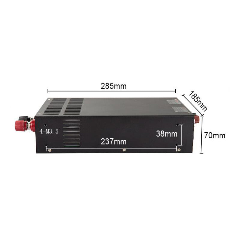 NOEIFEVO 12V 24V 36V 48V 60V 80V 110V Spänningsjusterbar Universal-laddare, 200A 125A 50A 27A Strömjusterbar, CC/CV Laddning, Lithium Lipo LiFePO4 Blybatteri Högströmförsörjning