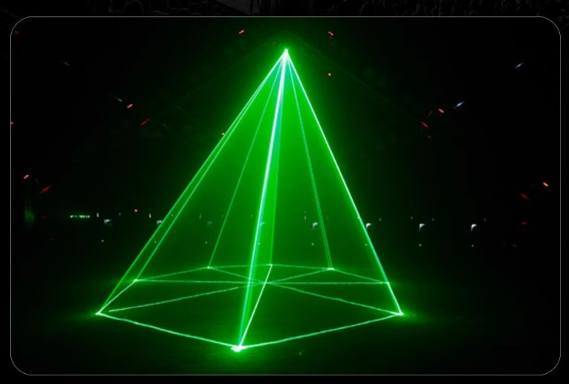 2W helfärgs-phantomlaserljus, professionell scenbelysning, lämplig för KTV, barer, nattklubbar och scenframträdanden