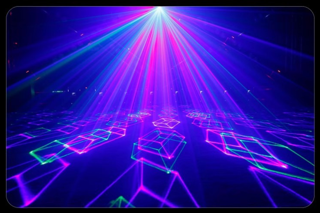 2W helfärgs-phantomlaserljus, professionell scenbelysning, lämplig för KTV, barer, nattklubbar och scenframträdanden
