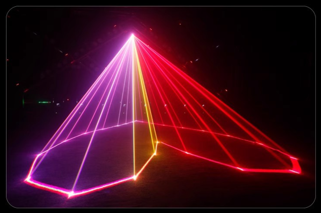 2W helfärgs-phantomlaserljus, professionell scenbelysning, lämplig för KTV, barer, nattklubbar och scenframträdanden