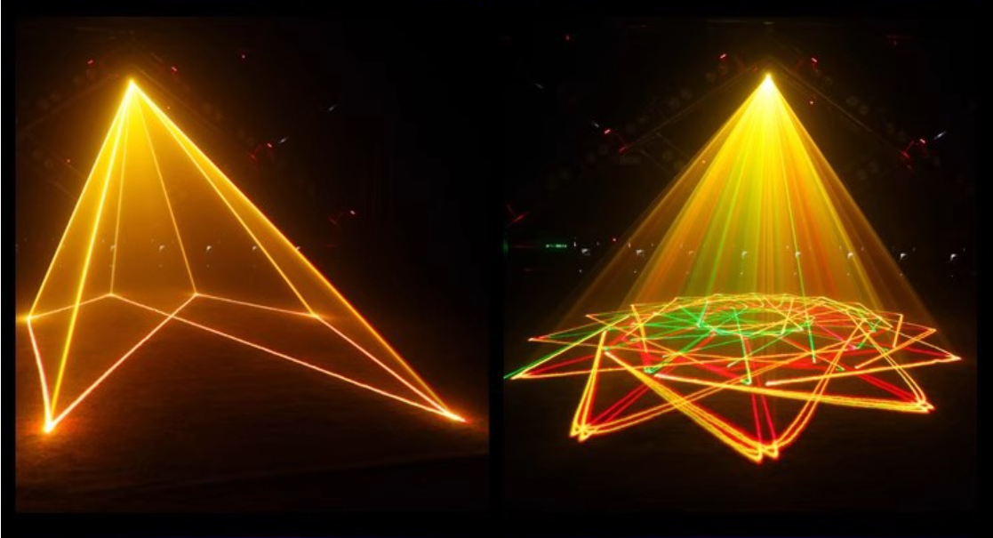 2W helfärgs-phantomlaserljus, professionell scenbelysning, lämplig för KTV, barer, nattklubbar och scenframträdanden