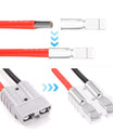 2 kpl akunkoteloita, Anderson 50A/120A M8 akkuvirran siirtoliitäntään, 2AWG/4AWG/7AWG/8AWG/12AWG sähkökaapelit