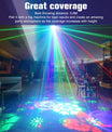 80W Partylicht 6-in-1 Bienenauge LED Bühnenstrahler, RGBW LED Strahleneffekte mit Stroboskop für DJ, Disco, Party, Hochzeit und Tanz